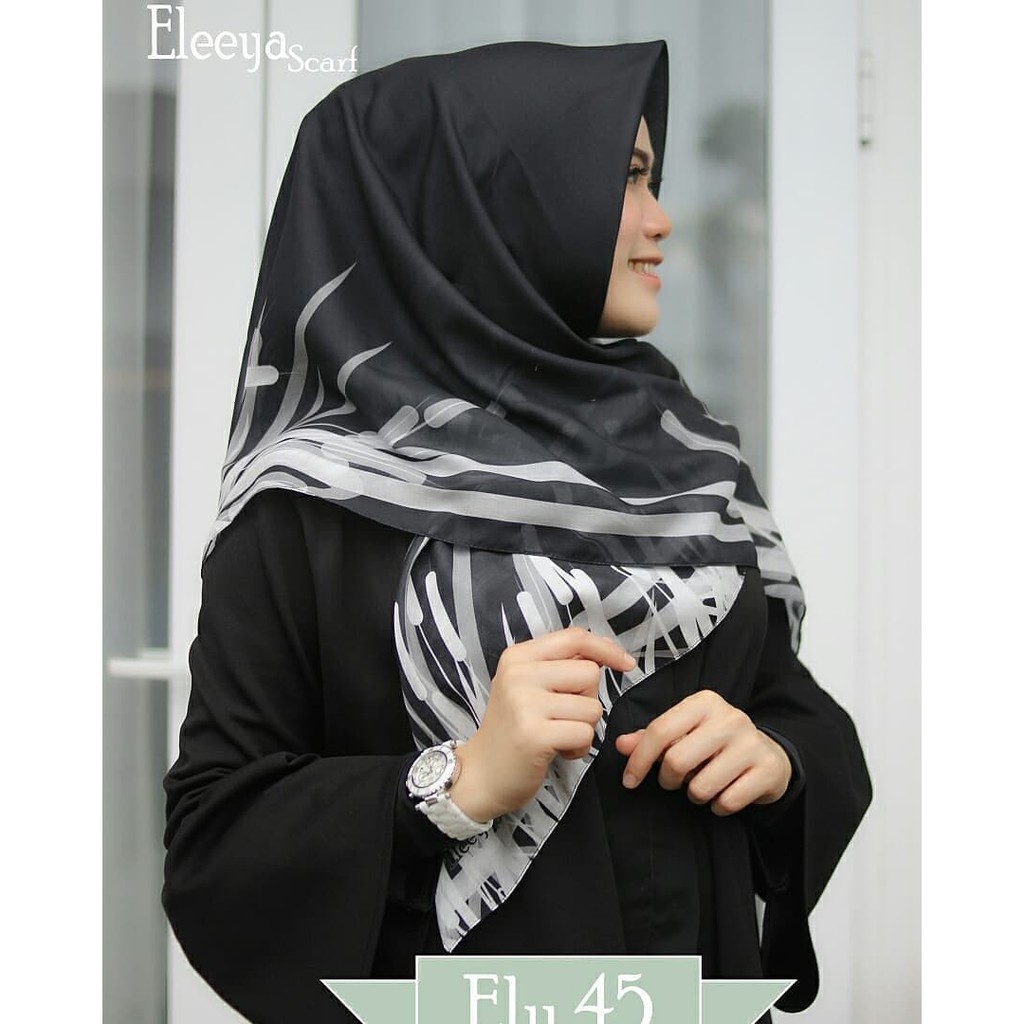 HIJAB SEGIEMPAT MOTIF PRINTING II Eleeya Scarf ELY 45