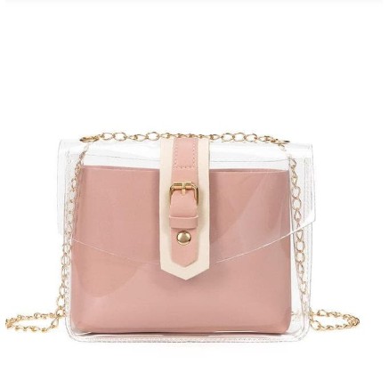 (BOW) Tb8989 Tas Selempang Jelly Transparan Slingbag Fashion Import