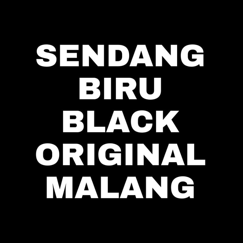 1 Slop Sendang Biru Black Original Malang