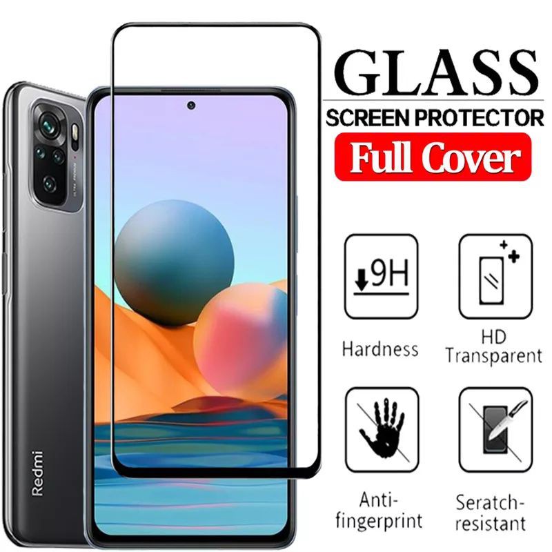 PREMIUM TEMPERED GLASS FULL LAYAR TG ANTI GORES KACA XIAOMI REDMI NOTE 10 PRO 10PRO SCREEN PROTECTOR