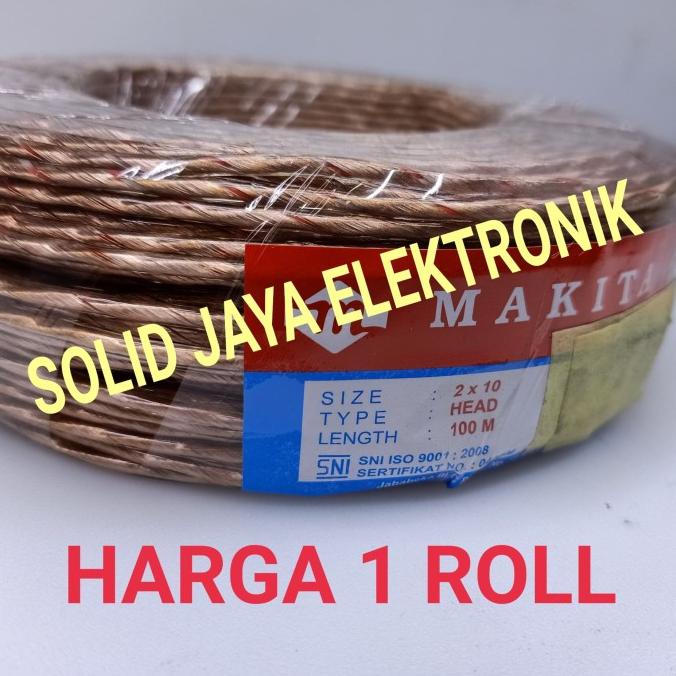 Kabel Stereo Makita Gold Kabel Head Heat Microphone Kecil - 1 Roll Termurah