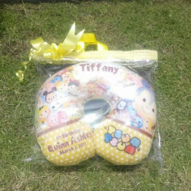 

Souvenir Bantal Leher Custom Packaging Plastik+Pita