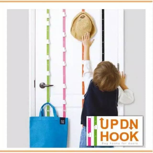 UPDN Up and Down hook gantungan baju tas topi hanger - rack organizee