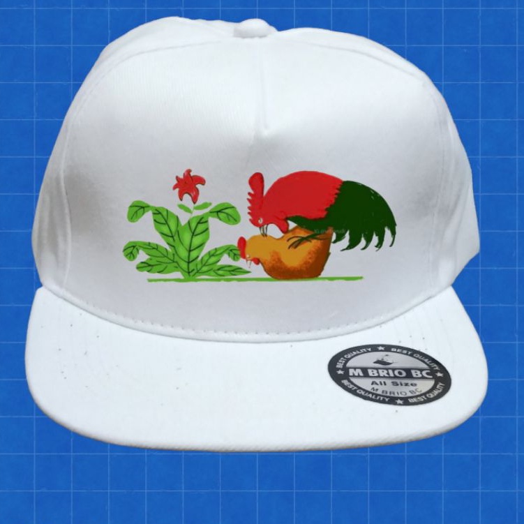 TOPI SNAPBACK HIP HOP AYAM JAGO KAWIN UNIK