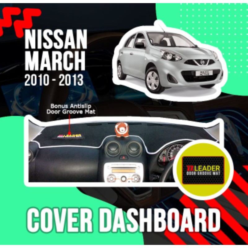 alas karpet cover dashboard mobil nissan march