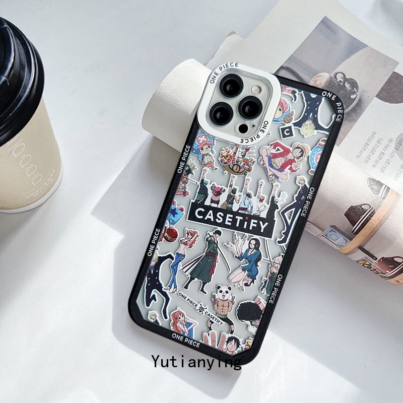 Soft Case TPU Motif Kartun One Piece Untuk Iphone 11 12 6 6s 7 8 Plus X Xr Xs Max 13 Pro Max Se 2020