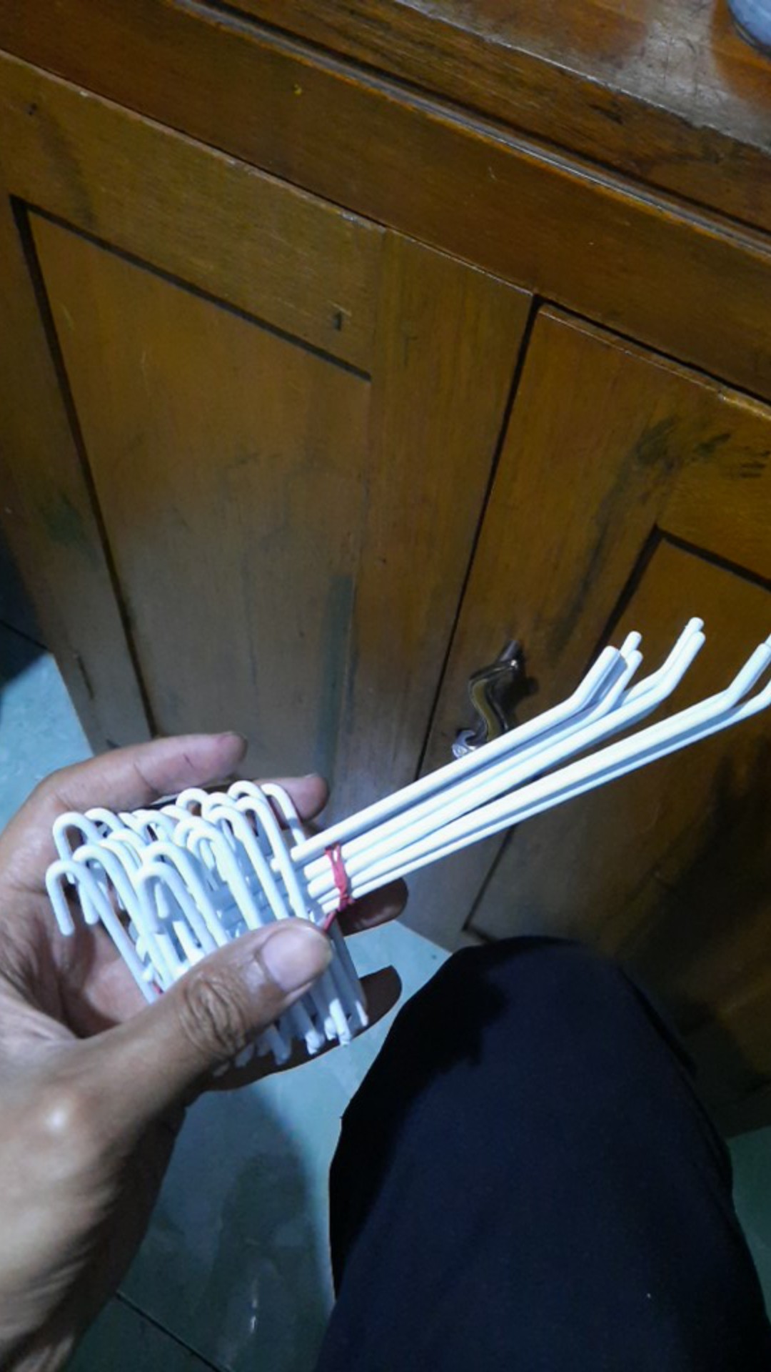 Cantolan Ram Kawat Putih 10/15/20cm Isi 12pcs - Gantungan Aksesoris Hook Ram