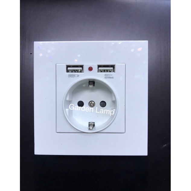 Himawari - Stopkontak CP - 2 x USB — 2124