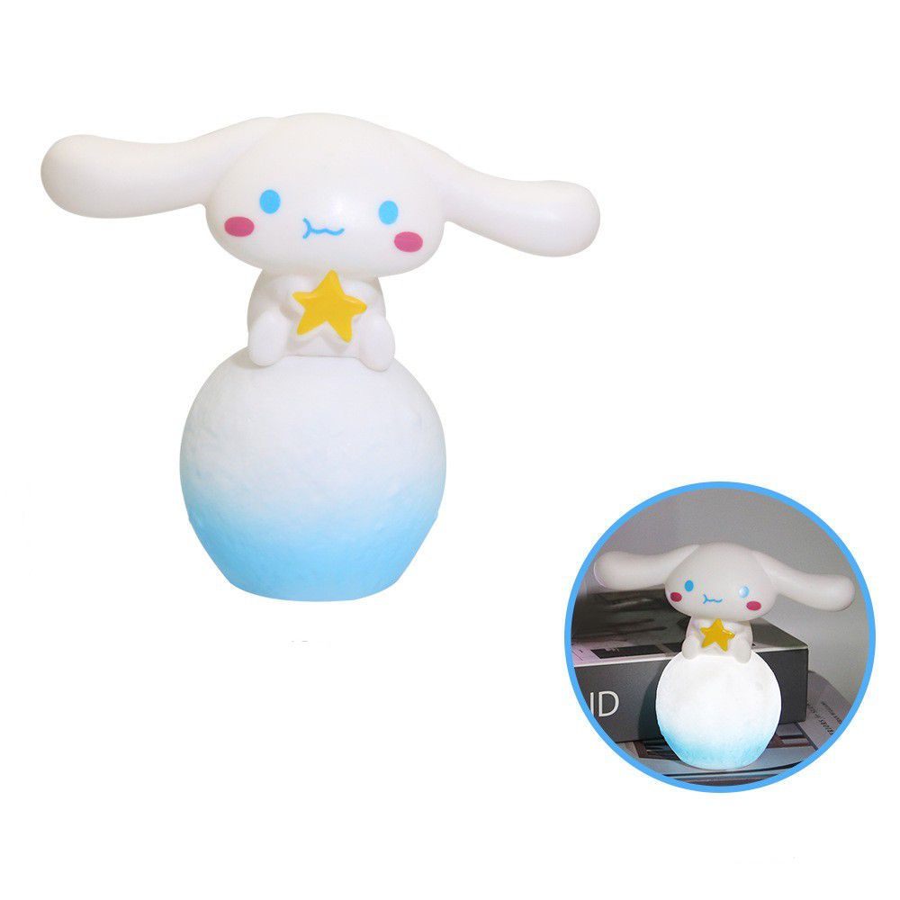 Sanrio Cinnamoroll Night Light Cake Baking Decoration Happy Birthday Cartoon Party Gift