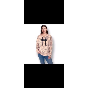 HoodieSweatshirtMotifBungaOriginalByDKNY
