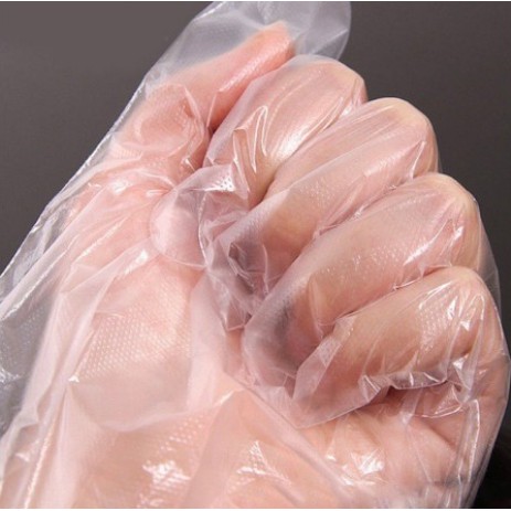 Azgalery Sarung Tangan Plastik Sekali Pakai Transparan Steril Disposable Gloves COD RT-72-STP