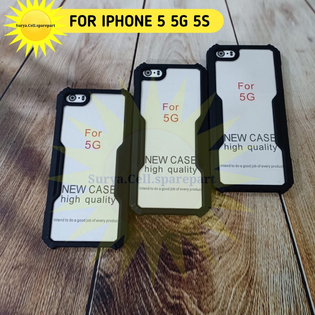 Case For Iphone 5 5G 5S - Softcase Shockproof For Iphone 5 5G 5S