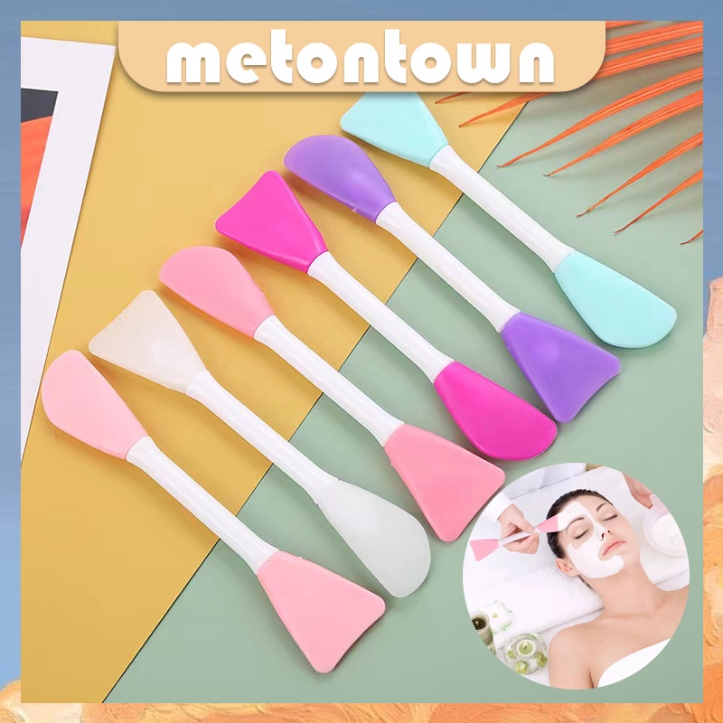 Kuas Masker Silicon ( 2 in 1 )  - Spatula /Sikat + Kuas Masker Silicone