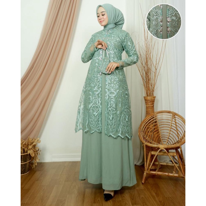 Ready Yasmin Dress Terbaru//Gamis Pesta Termewah//gamis Kekinian/gamis Modern/pakaian wanita/baju muslim/Dress Termurah/gamis terbaru 2022/termurag/gamis