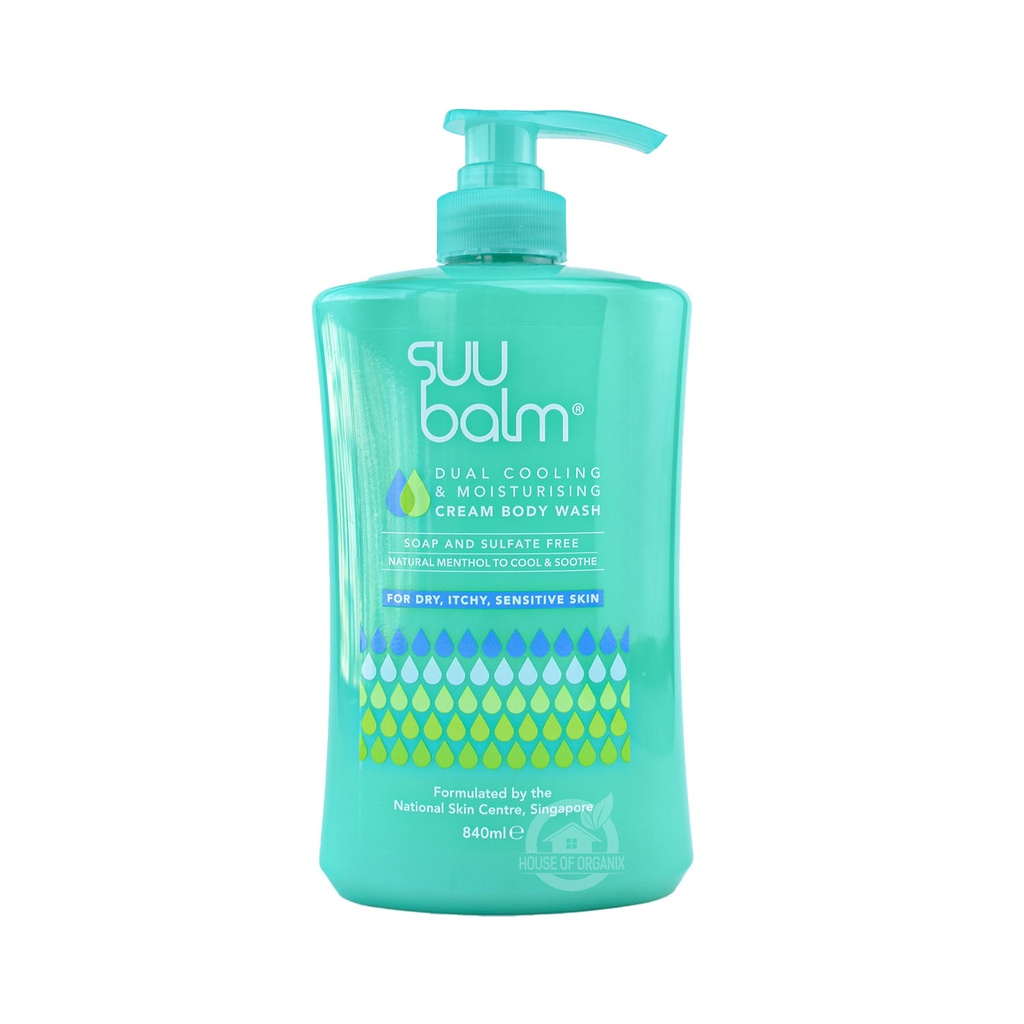 Suu Balm Body Wash Adult Dry Itchy Sensitive Problem Skin 840 Ml