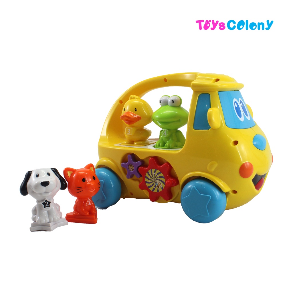 ABERO-MAINAN BAYI EDUKASI BUS STORY MUSIC BABY TOYS