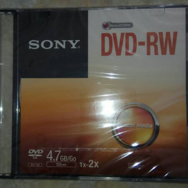 DVD-RW SONY BLANK KOSONG 4.7 GB 2X / 1X Sudah termasuk CD MIKA