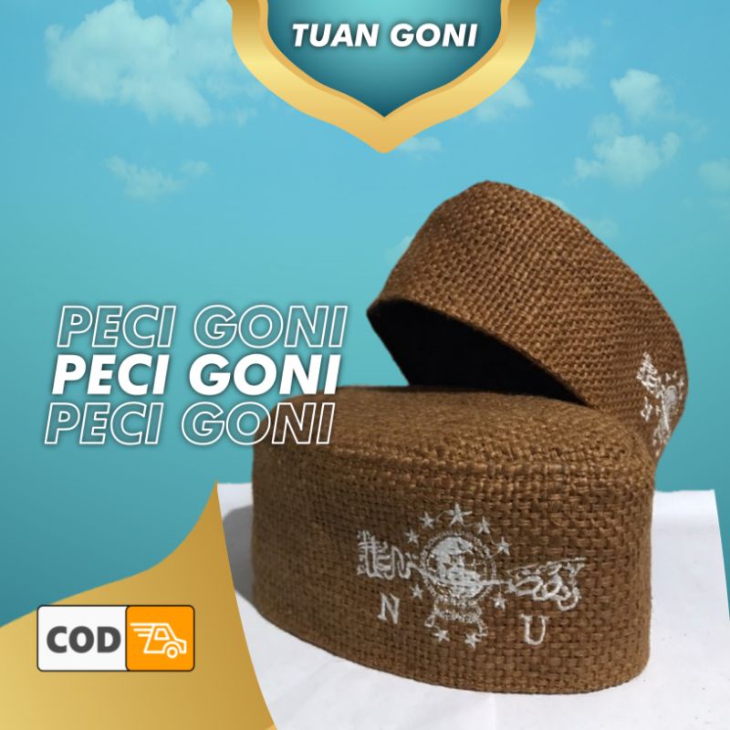 BIG PROMO PECI RAJUT  [] GONI NU LOGO PUTIH/ PUSAT GROSIR PECI GONI