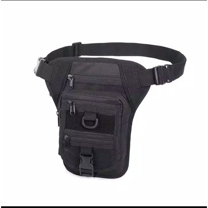 Tas Pinggang Pria Tactical Army / Waistbag Pria Multifungsi