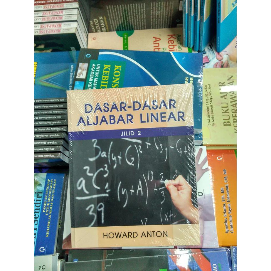BUKU DASAR DASAR ALJABAR LINEAR JLD 2 - HOWARD ANTON ORI