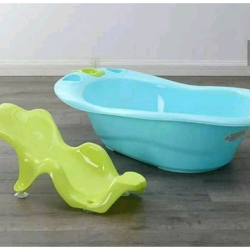 Babysafe baby bathtub pink, blue &amp; yellow BT02/ Bak mandi bayi - BT02