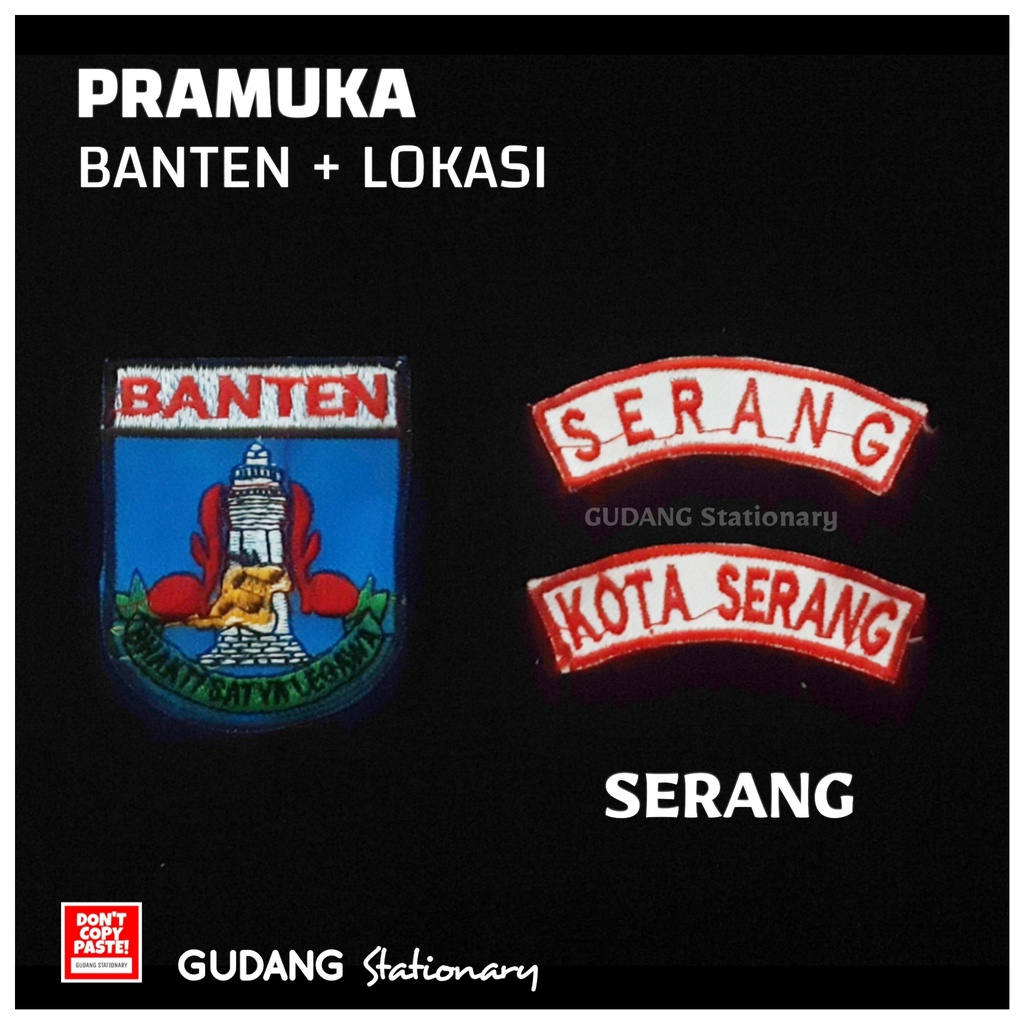 Emblem Banten + Lokasi Pramuka Serang