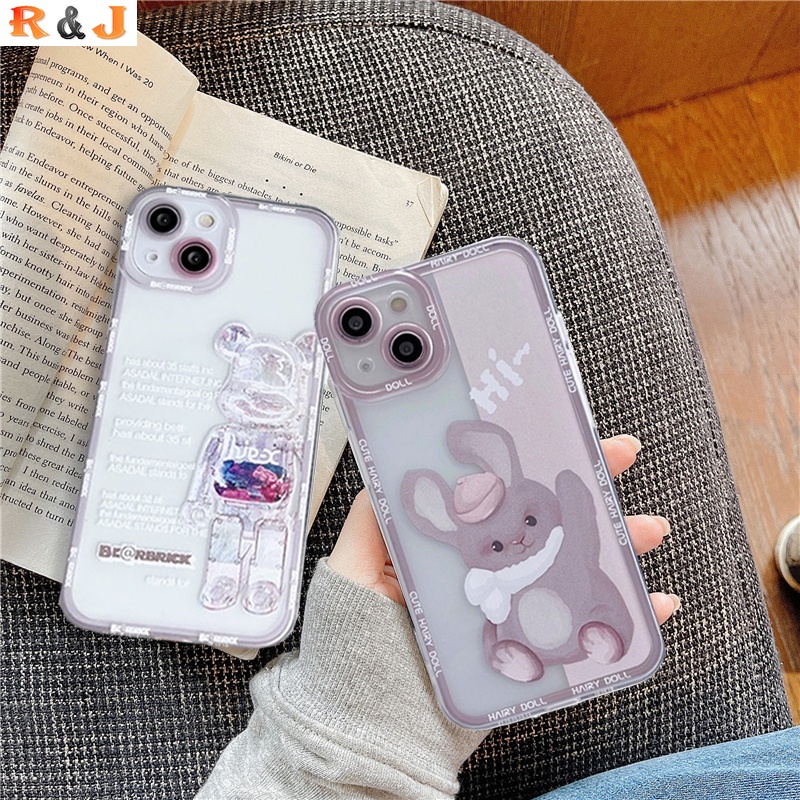 Soft Case TPU Motif Mata Kelinci Untuk Realme 8i C21Y C25Y C35 C11 2021 C20 C25S C15 C12 C3 C2 Realme5 5i 6i 9i 30A