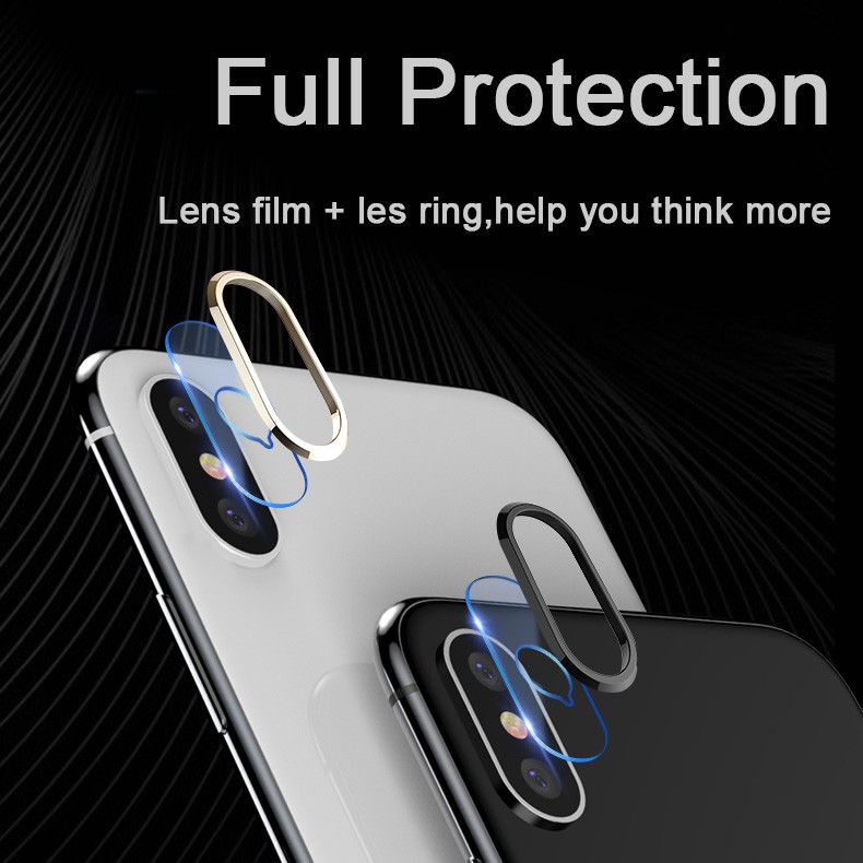 Film Pelindung Lensa Kamera Belakang Tempered Glass untuk for iPhone X XR XSMAX 7 8 Plus