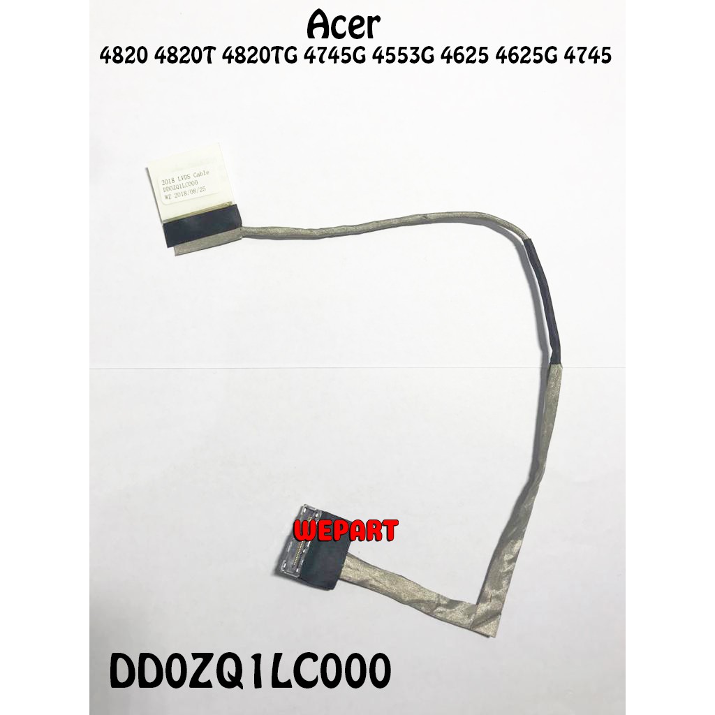 Kabel Flexible Led lcd Acer 4820 4820T 4820TG 4745G 4553G 4625 4625G 4745 DD0ZQ1LC000 DD0ZQ1LC020