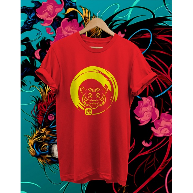 KAOS IMLEK SINCIA macan GARISAN KUAS BULET YEAR OF THE TIGER KAOS SINCIA