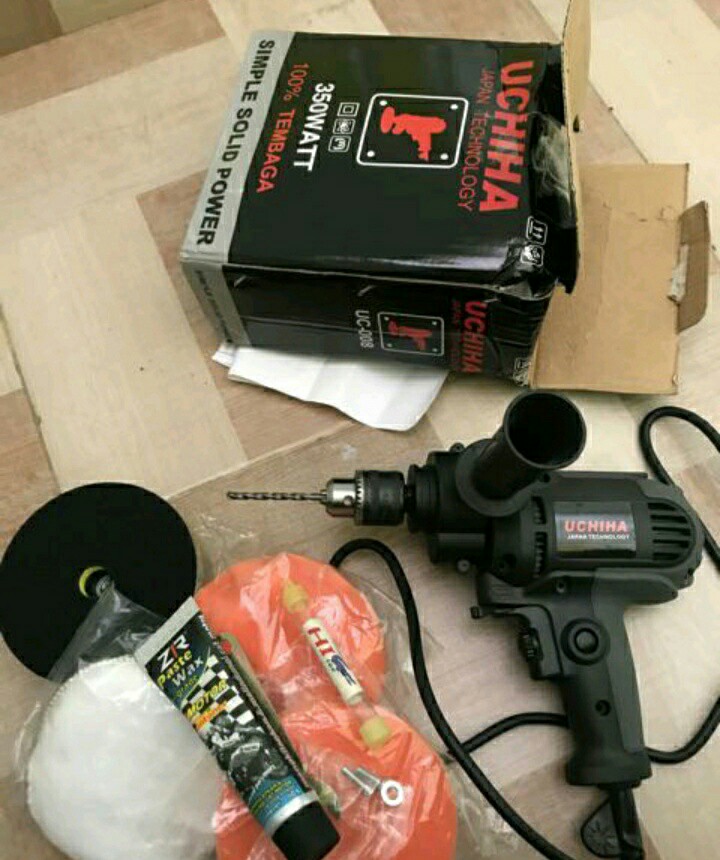 Mesin Poles Mobil & Bor 2in1 Dua Fungsi Merk Uciha Japan Teknologi