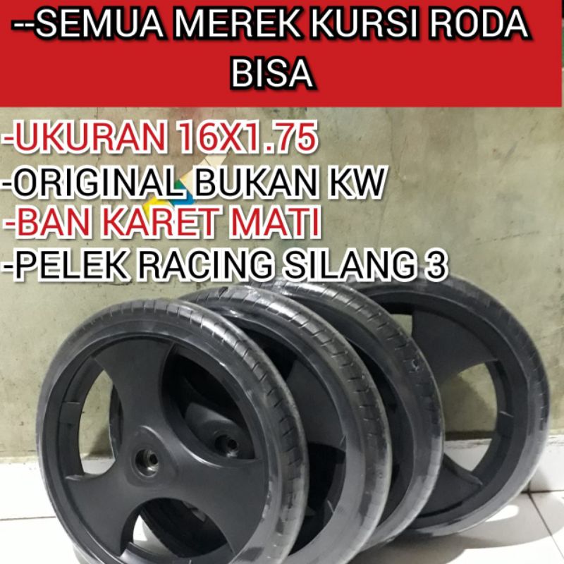 Sperpart Kursi Roda/Ban Belakang Kursi Roda Travel U. 16 x 1. 75