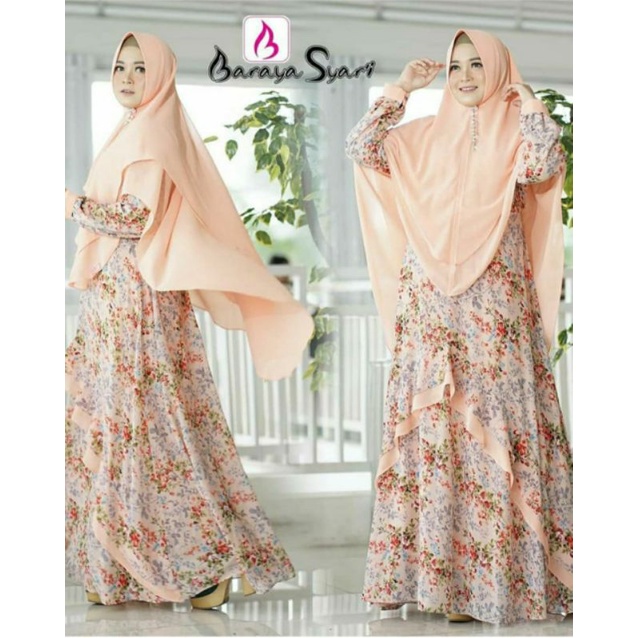 Baju gamis baraya syari