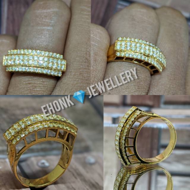 CINCIN BERLIAN EROPA TOTAL 0,83ct BERSERTIFIKAT ASLI