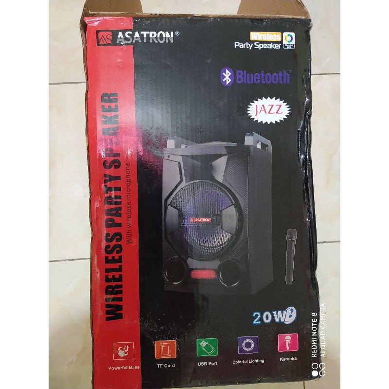 Speaker Asatron jazz 8868 HT portable