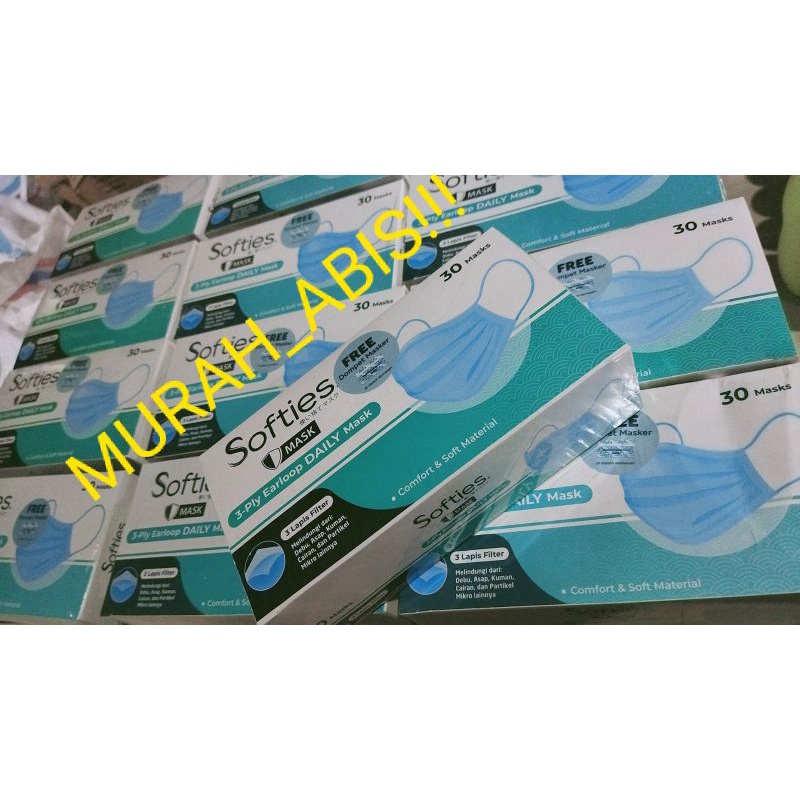 SOFTIES MASKER 3PLY ISI 30