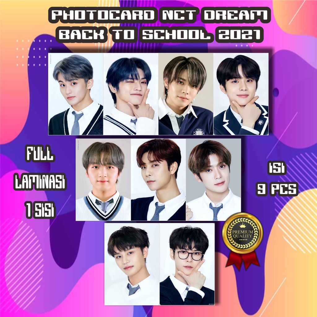 Photocard Set Kpop // NCT 127 Edisi Back To School 2020