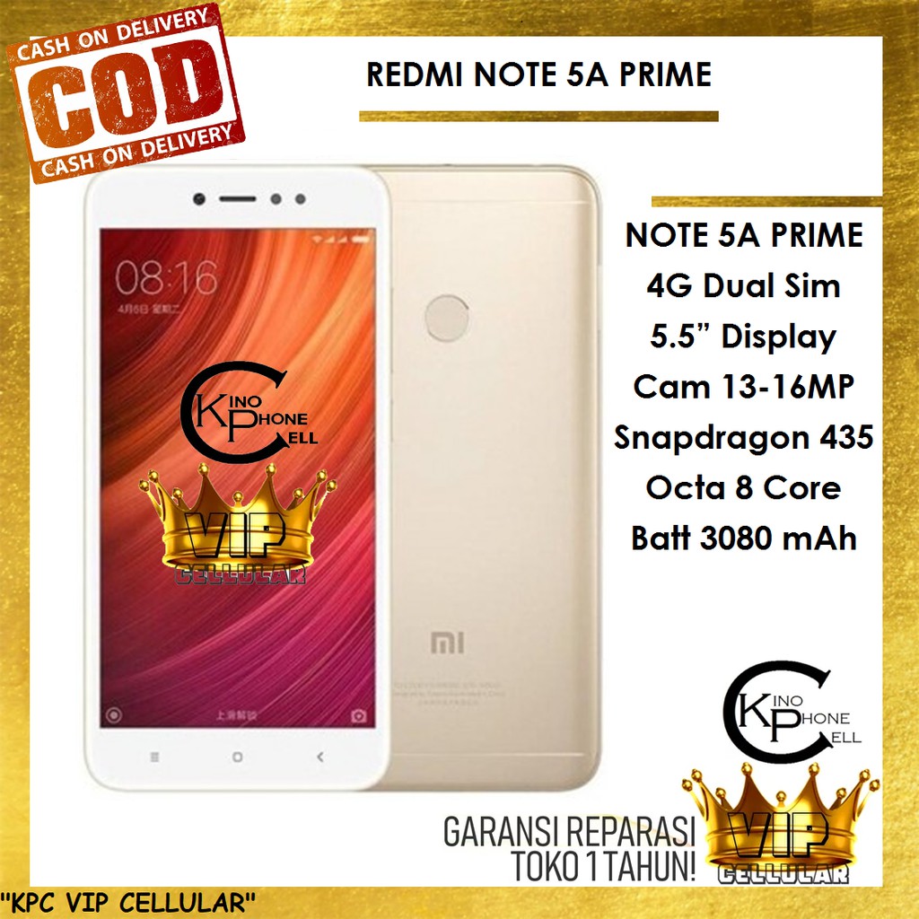 HP Xiaomi Hanphone Redmi Note 4 4X 3 5A 32GB 64GB 2GB 3GB 4GB RAM Redminote Garansi Sinyal 4G Aman