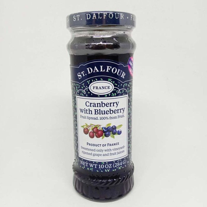 

ST.DALFOUR CRANBERRY& BLUEBERRY 284GR