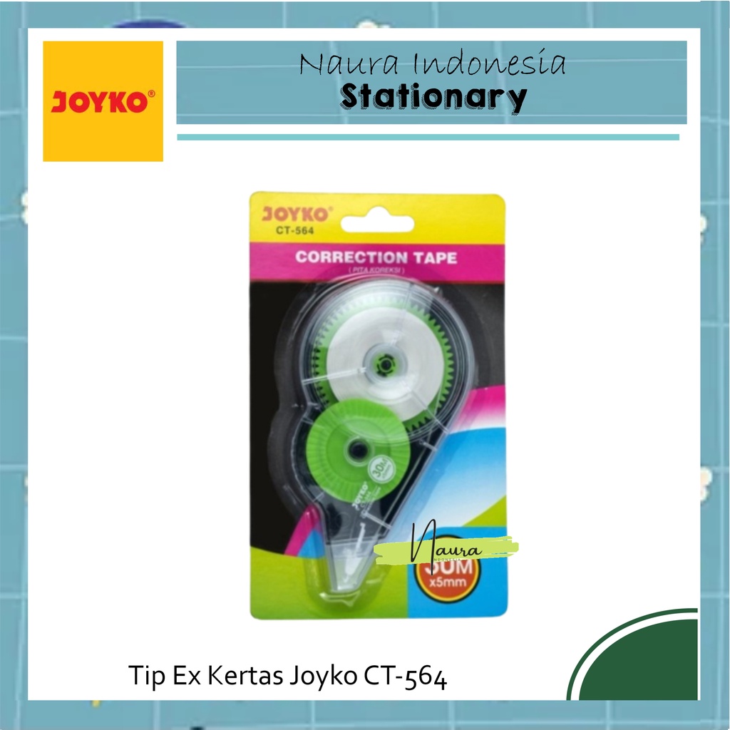 

Tip Ex Kertas Joyko CT-564 | Correction Tape Pita Koreksi Joyko CT-564 | Tip Ex Pita Murah