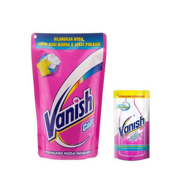 Vanish Cair Pink 750ml Free Vanish Cair White 150ml Refill