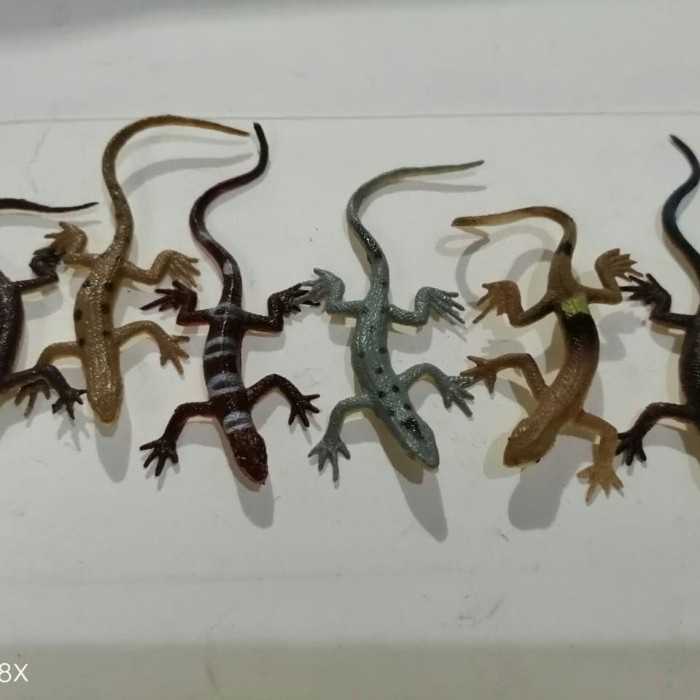 toy-prank-gag- mainan karet cicak reptil ecer -gag-prank-toy.