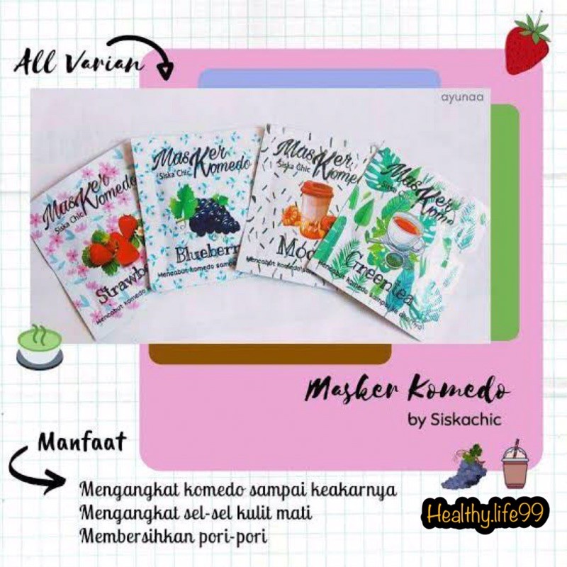 Masker Komedo Siska Chic Original