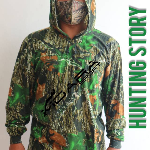 BAJU CAMO "HUNTING STORY" CAMOFLASE • ALLSIZE.