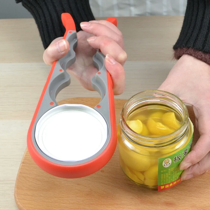 CANNED BOTTLE JAR OPENER 8 in1 PEMBUKA TUTUP BOTOL KALENG STOPLES TOPLES MAKANAN SELAI SAMBEL BUMBU