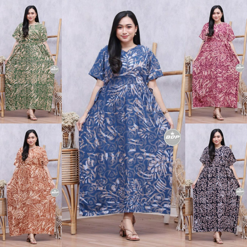 Dianputri - Daster Arab Zeema | Rayon Super Grade A | Resleting Depan Busui | Renda Milo Ori-5