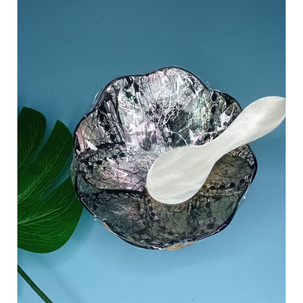 Mangkok masker kerang bunga / 1 set mangkok masker