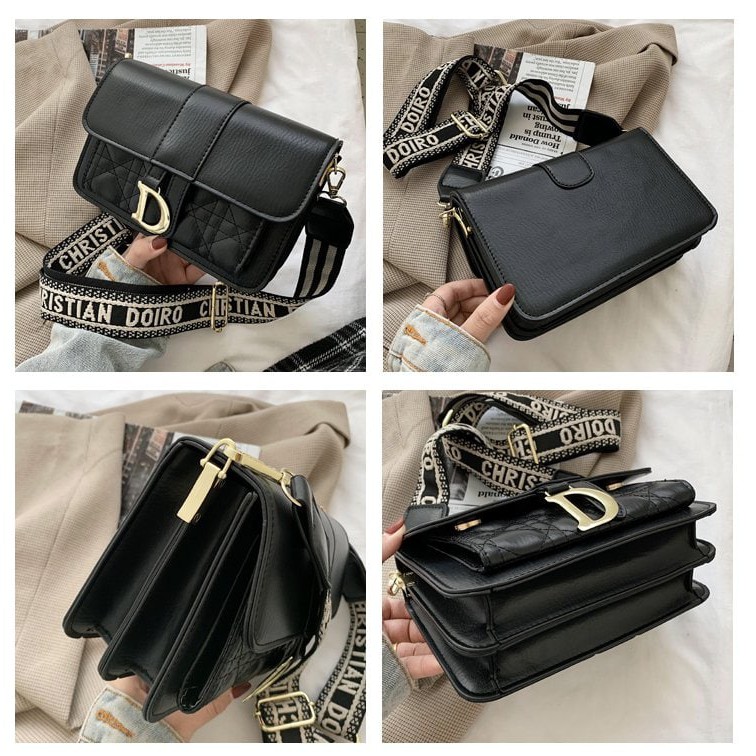 ZC 4658 RISCE TAS SELEMPANG IMPORT WANITA CEWEK PEREMPUAN JAKARTA BATAM MOTIF D CR 7494