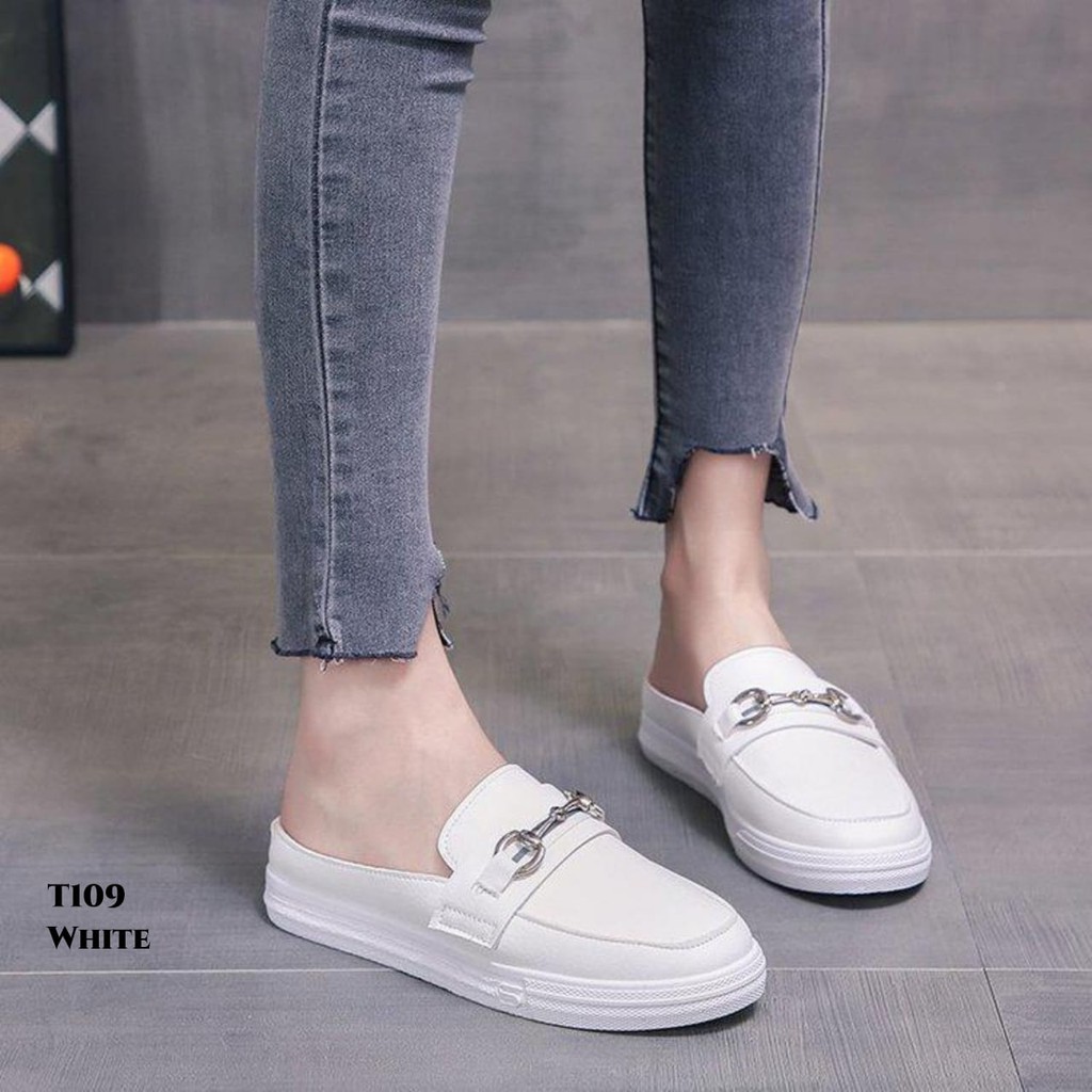 RESTOCK PRF SNEAKERS SLOP FASHION KOREA NYAMAN DI KAKI MODEL KOREA STYLISH T109