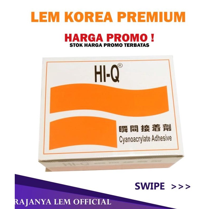 

[[COD]] lem besi / lem hiq made in taiwan / lem cyanoacrilte TERLENGKAP Kode 158